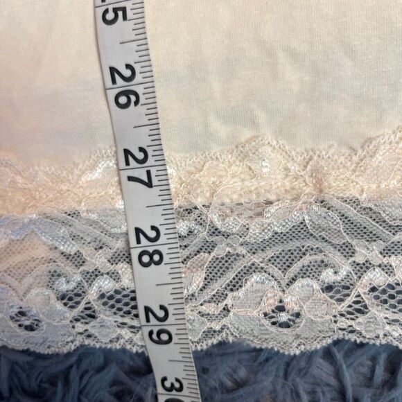 Turtle Bay New York Lacey Trim Cotton Blend Cami Tank Top Size XL - Picture 5 of 6